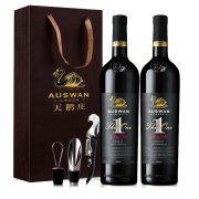 PLUS会员：AUSWAN CREEK 天鹅庄 南澳1号 干红葡萄酒 750ML*2瓶