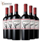 MONTES 蒙特斯 智利原瓶进口红酒 蒙特斯montes经典系列 赤霞珠红葡萄酒750ml整箱装