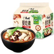 康师傅 爱吃素什锦菌菇面 五连包