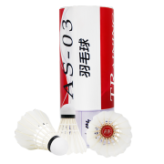 启傲(QIAO)训练级3支装软木球头耐打鸭毛羽毛球