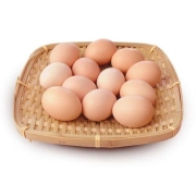 京东极速版：百运通 陕西咸阳鲜鸡蛋  约35-40g 6个