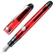 PILOT 百乐 CUSTOM 74 贵客钢笔 F尖 14K 透明红