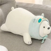 MINISO 名创优品 裸熊趴姿公仔