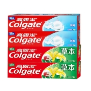 Colgate 高露洁 防蛀牙膏 140g*2支+草本牙膏 140g*2支