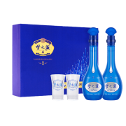 洋河蓝色经典 梦之蓝M6 52度 500ml*2瓶礼盒装白酒 口感绵柔浓香型