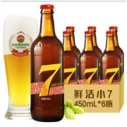 TAISHAN 泰山啤酒 7天鲜活 9度 450ml*6瓶装