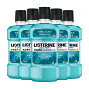 LISTERINE 李施德林 基础护理系列 冰蓝劲爽漱口水 500ml