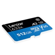 Lexar 雷克沙 633X Micro-SD存储卡 512GB（UHS-I、V30、U3、A2）
