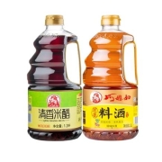 京东极速版:巧媳妇 清香米醋+葱姜料酒 组合 1.3L*2