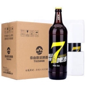 TAISHAN 泰山啤酒 泰山原浆啤酒（TAISHAN） 8度 7天原浆啤酒720mL*6瓶 整箱装（先下单再生产发货)69元