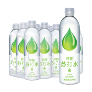 PLUS会员：yineng 依能 青柠味苏打水 500ml*12瓶*2件