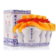 衡水老白干 白酒 青花手酿 42度 500ml*4瓶 整箱装（新老包装随机发货）x2件，赠2件52度