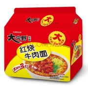 京东极速版：今麦郎 红烧牛肉面 5连包