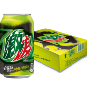 PLUS会员！pepsi 百事 激浪 柠檬味 330ml*24罐
