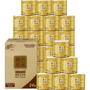 京东极速版：Breeze 清风 原木金装卷纸 4层125克24卷