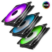 DEEPCOOL 九州风神 RF120M 机箱散热风扇 120mm RGB 三个