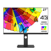 20点开始、PLUS会员：Innocn 联合创新 27C1U 27英寸IPS显示器（3840×2160、60Hz、100%sRGB、HDR400、Type-C 65W）