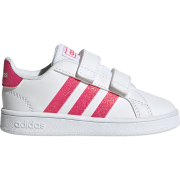 adidas阿迪达斯 婴童运动鞋 EG3815 白/粉红 24(140mm)