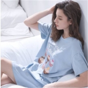 安之伴 女士短袖睡裙 32122722057QV