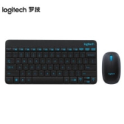 logitech 罗技 MK245 Nano 2.4G无线键鼠套装 黑色 无光