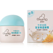 滋润吸收快！Giving 启初 宝宝牛奶谷胚保湿面霜 30g