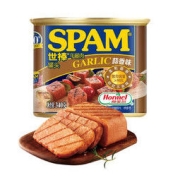 SPAM 世棒 午餐肉罐头 蒜香口味 340g