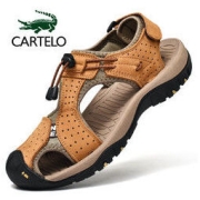 CARTELO 卡帝乐鳄鱼 男士休闲凉鞋89元（需用券）