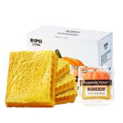 京东极速版：来伊份  原切南瓜吐司面包 750g/盒
