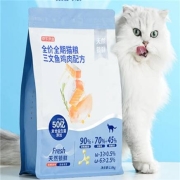 京东京造 三文鱼鸡肉配方全价全期猫粮 1.8kg
