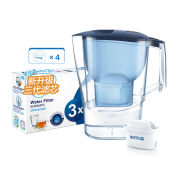 PLUS会员：BRITA 碧然德 光汐水壶+标准版滤芯3芯（到手1壶4芯）