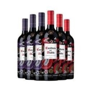 Casillero del Diablo 红魔鬼 智利原瓶进口红酒 干红葡萄酒 干露红魔鬼尊龙系列 750ml 赤霞珠/梅洛*6瓶组合装