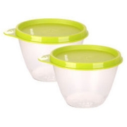Tupperware 特百惠 鲜果保鲜碗3件套430ml*3颜色随机