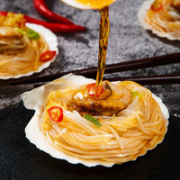 百年渔港 蒜蓉粉丝扇贝   200g