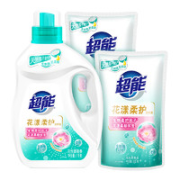 超能 花漾柔护洗衣液 4斤