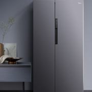 17日20点！Midea 美的 BCD-606WKPZM(E) 对开门冰箱银色606升