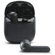 JBL 杰宝 TUNE225TWS 半入耳式真无线蓝牙降噪耳机 冷峻黑