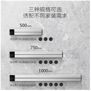 BULL 公牛 轨道插座黑色0.5m+3个五孔（明装挂壁式）