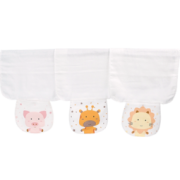 开丽 宝宝吸汗巾 儿童纯棉幼儿园隔汗巾