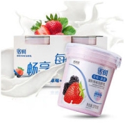 活润 新希望 活润大果粒 草莓+桑葚 370g*2 风味发酵乳酸奶酸牛奶