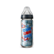 CHUCHU BABY 啾啾 婴儿宽口径玻璃奶瓶 240ml