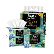 88VIP：C&S 洁柔 油画系列 抽纸 4层90抽4包(195mm*155mm)*5件