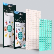FABER-CASTELL 辉柏嘉 1870 免钉粘土胶 50g/90块 蓝色