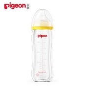 Pigeon 贝亲 AA92 宽口径玻璃奶瓶 240ml 配L号奶嘴