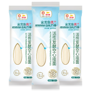 京东极速版：金龙鱼 优+活性发酵 空心挂面 150g/袋 3袋
