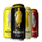 88VIP：Würenbacher 瓦伦丁 德国啤酒混合装 500ml*12听