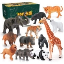 NUKIED 纽奇 动物益智玩具 动物王国12件套 [送1本动物手册]36元包邮（需用券）