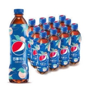 pepsi 百事 可乐 Pepsi 太汽系列 白桃乌龙口味 汽水 碳酸饮料整箱 瓶装 500ml*12瓶 百事出品
