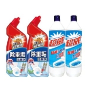 威王 强力除垢洁厕灵500ml*4瓶