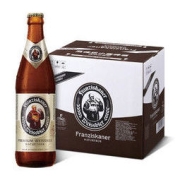 Franziskaner 范佳乐 原教士）大棕瓶 德国小麦白啤酒 450ml*12瓶 整箱装