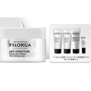 PLUS会员！FILORGA 菲洛嘉 提拉紧致塑颜日霜 50ml（赠十全大补15ml*2+睡眠面膜 15ml+眼霜 4ml）